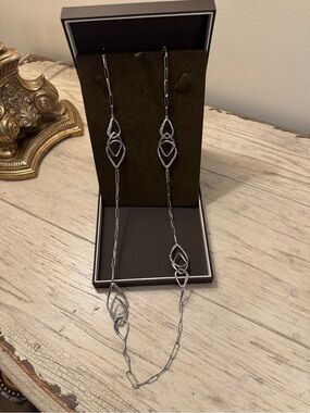 Alexis Bittar Miss Havisham Orbiting 44” Station Necklace. Excellent Condition!
